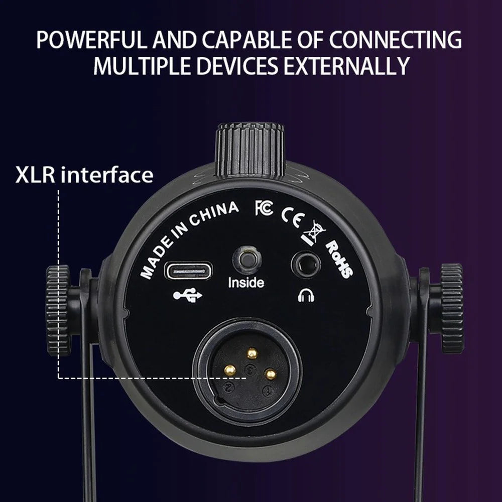 MV7 Real-Time Monitoring Cardioid Dynamic Microphone with Desktop Bracket for Live Broadcast - 6