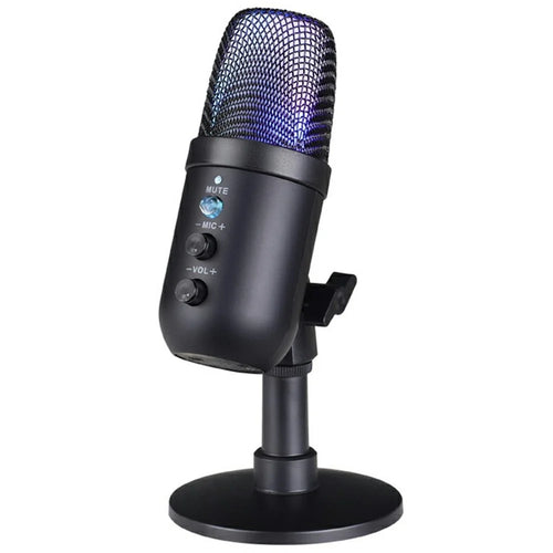 MU1000 Condenser Microphone Real Time Monitoring Noise Reduction Recording Desktop Mic - 1
