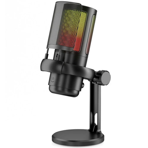 ME6P RGB Light USB Condenser Microphone Conference Recording Professional Desktop Mic - 1