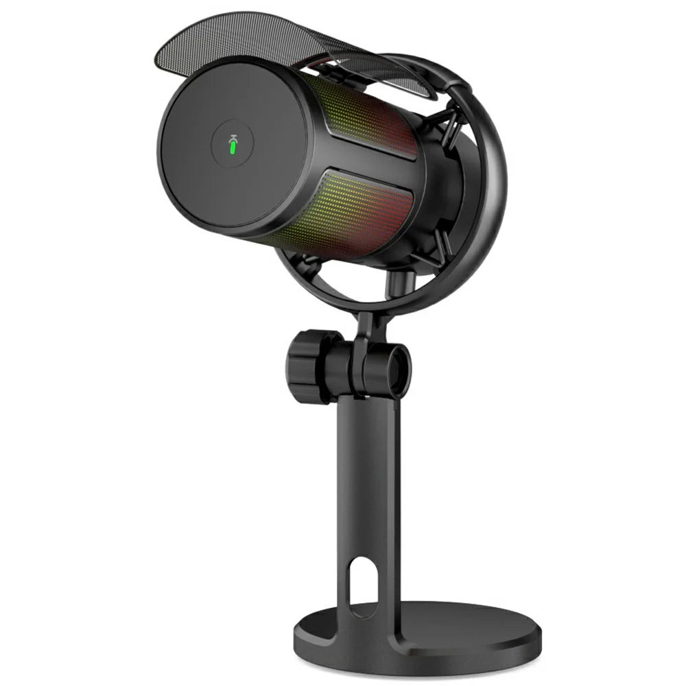 ME6P RGB Light USB Condenser Microphone Conference Recording Professional Desktop Mic - 2