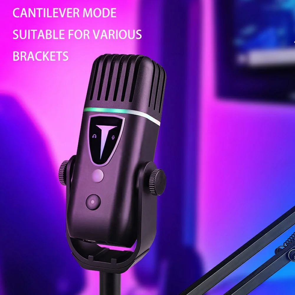 PDO-30 Plug and Play Desktop Microphone High Sensitivity E-Sports Gaming Condenser Mic - 6