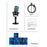PDO Noise Reduction Microphone with RGB Light for Live Streaming / Gaming / Karaoke Desktop Mic - 7