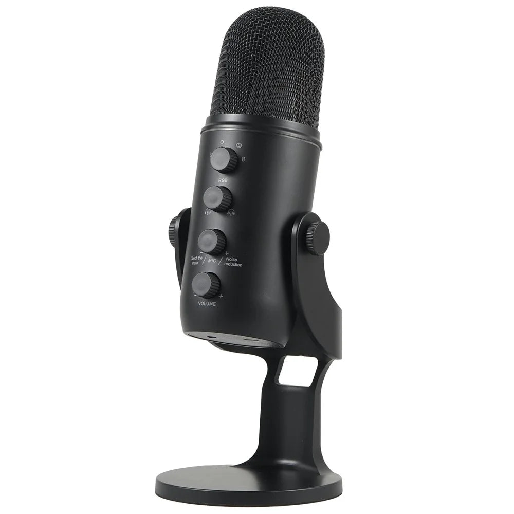 SM-20 Professional Noise Reduction Desktop Microphone USB Condenser Mic for Video Conference - 1
