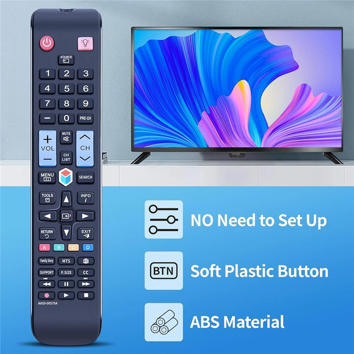 AA59-00579A For Samsung TV Remote Controller Replacement ABS Television Remote Control - 4