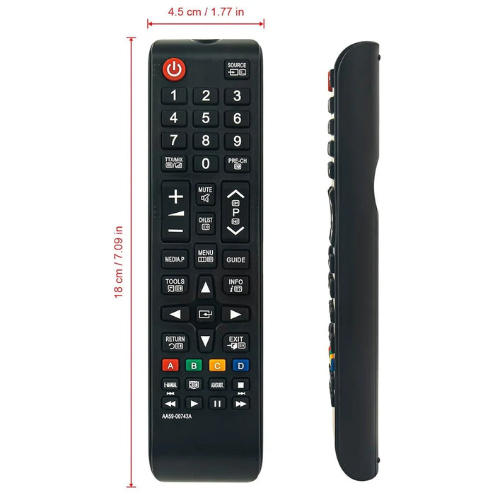 AA59-00743A For Samsung TV Remote Controller Replacement ABS Television Remote Control - 5