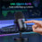 ONIKUMA M830 RGB Light Wired Condenser Microphone Noise Reduction Recording Gaming Desktop Mic - 4