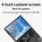 ANBERNIC RG40XXV 4.0-inch IPS Screen WiFi + Bluetooth-compatible 64GB Retro Video Game Console, with 256G TF Card - Transparent Black - 3