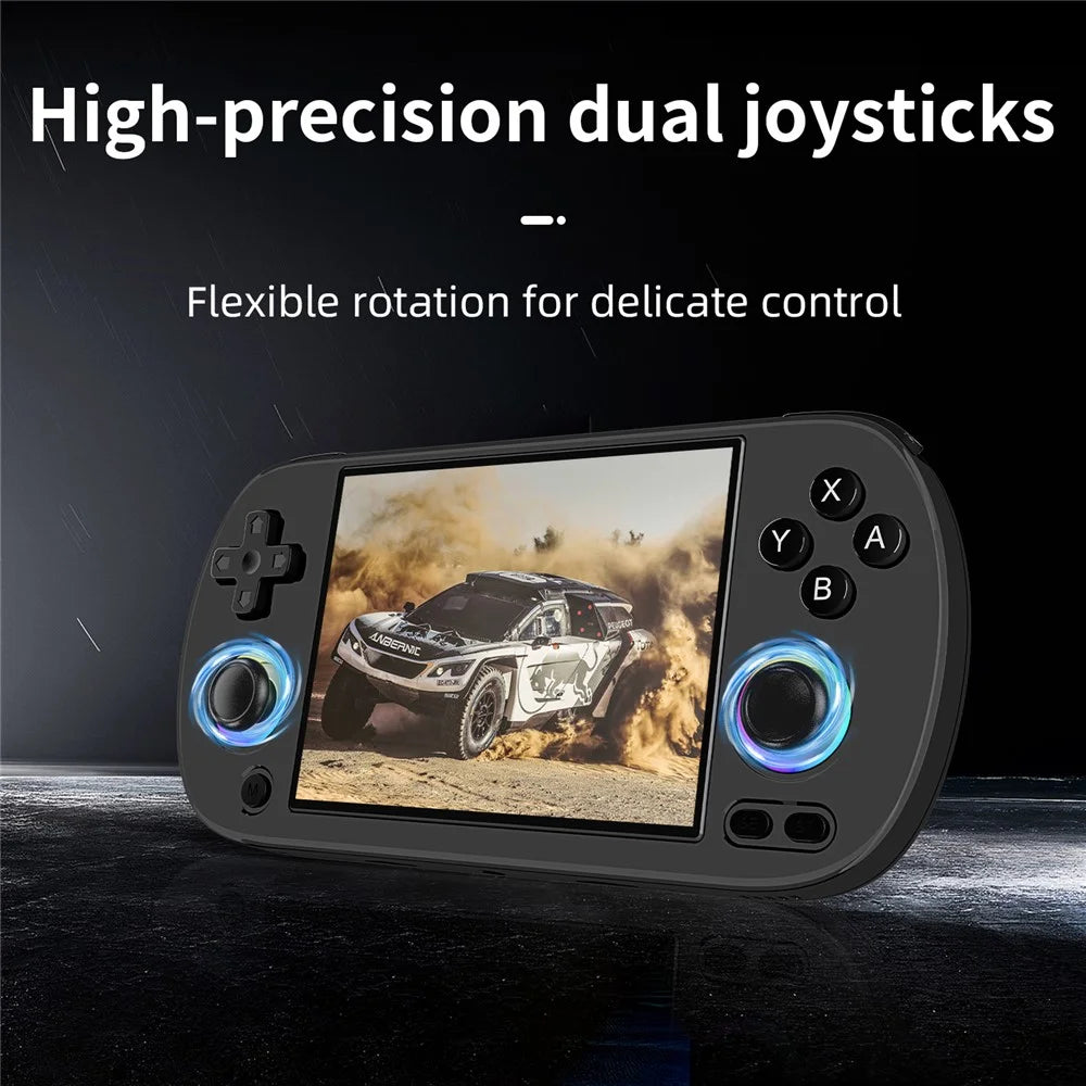 ANBERNIC RG40XXH 4.0 Inch IPS Screen 64G Bluetooth + WiFi Handheld Video Game Console, without TF Card - Black - 5