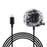 PULUZ PU426 1.5m 8 Pin Lavalier Microphone Lapel Clip-On Omni Condenser Mic for Phone Video Recording - 1