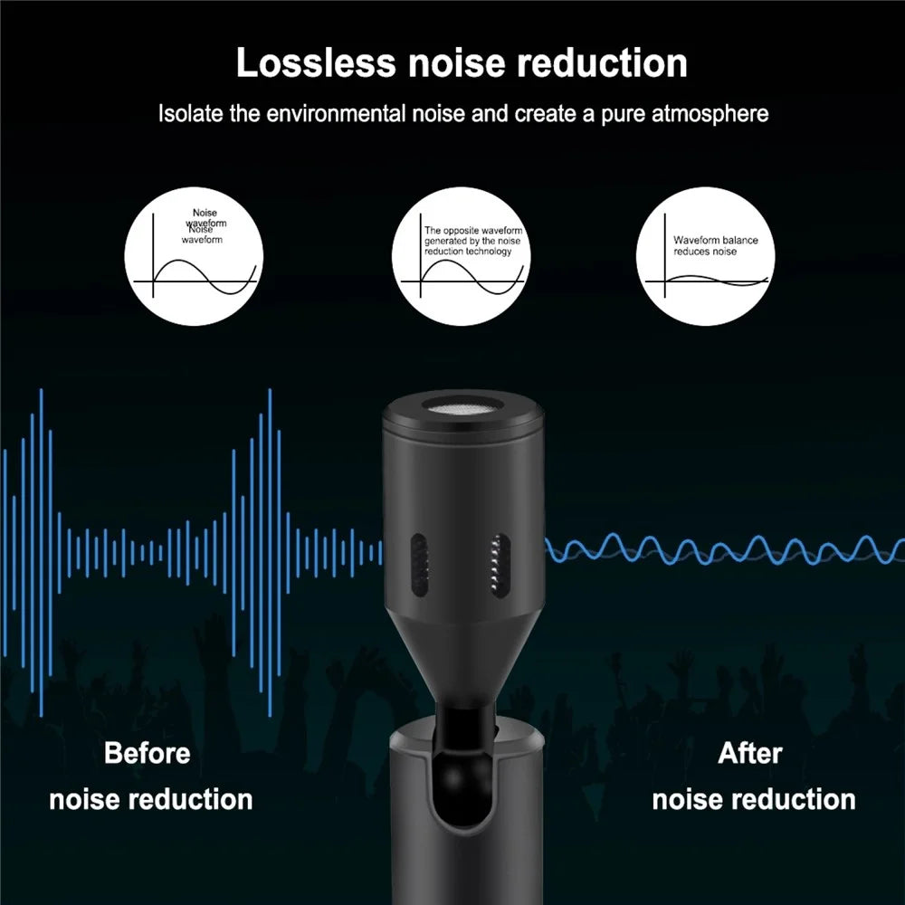 PULUZ PU616B Type-C Wireless Lavalier Microphone Clip-On Omni Lapel Mic for Android Phone Interview  /  Live Stream - 5