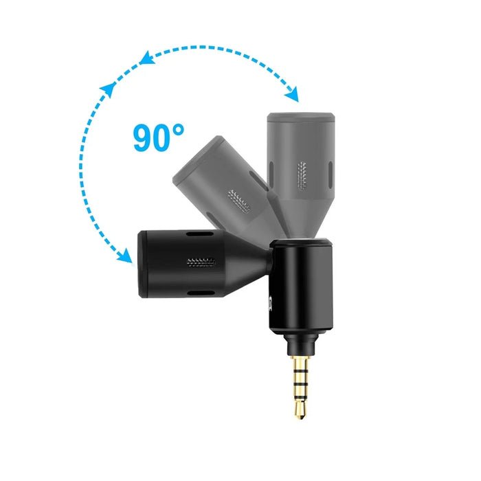 PULUZ PU614B  3.5mm Wireless Lavalier Microphone Clip-On Unidirectional Lapel Mic for Interview, Live Stream - 3