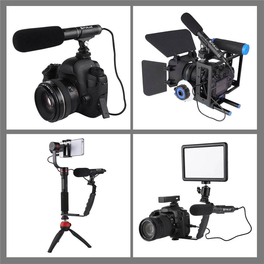 PULUZ PU3012 Professional Interview Microphone for DSLR Camera DV Recording Mic - 5