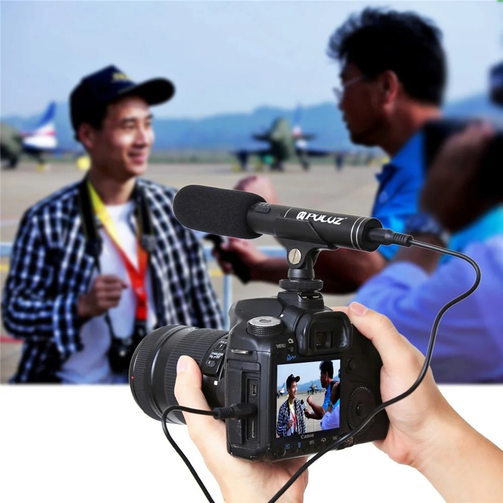 PULUZ PU3012 Professional Interview Microphone for DSLR Camera DV Recording Mic - 7