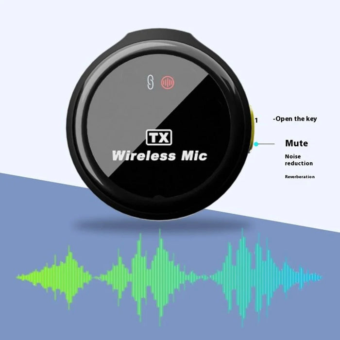J18 2 in 1 Wireless Lavalier Microphone Type-C Lapel Mic Noise Reduction for Live Streaming Vlog - 5