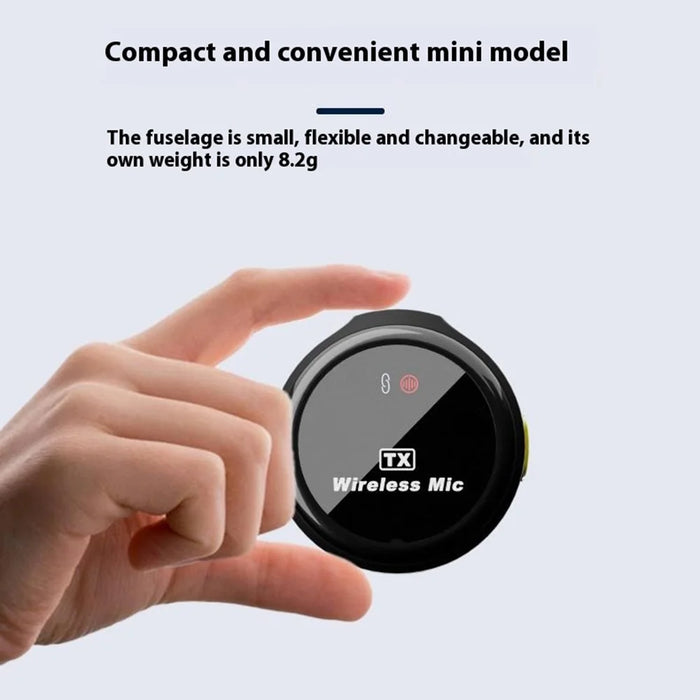 J18 2 in 1 Wireless Lavalier Microphone Type-C Lapel Mic Noise Reduction for Live Streaming Vlog - 6