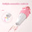 K5 Kids Bluetooth-compatible Microphone ABS+Silicone Carrot Shape Singing Mic, English Version - White+Pink - 5