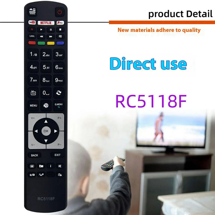 RC5118F For Hitachi TV Remote Controller 1-8m ABS Television Remote Control - 2