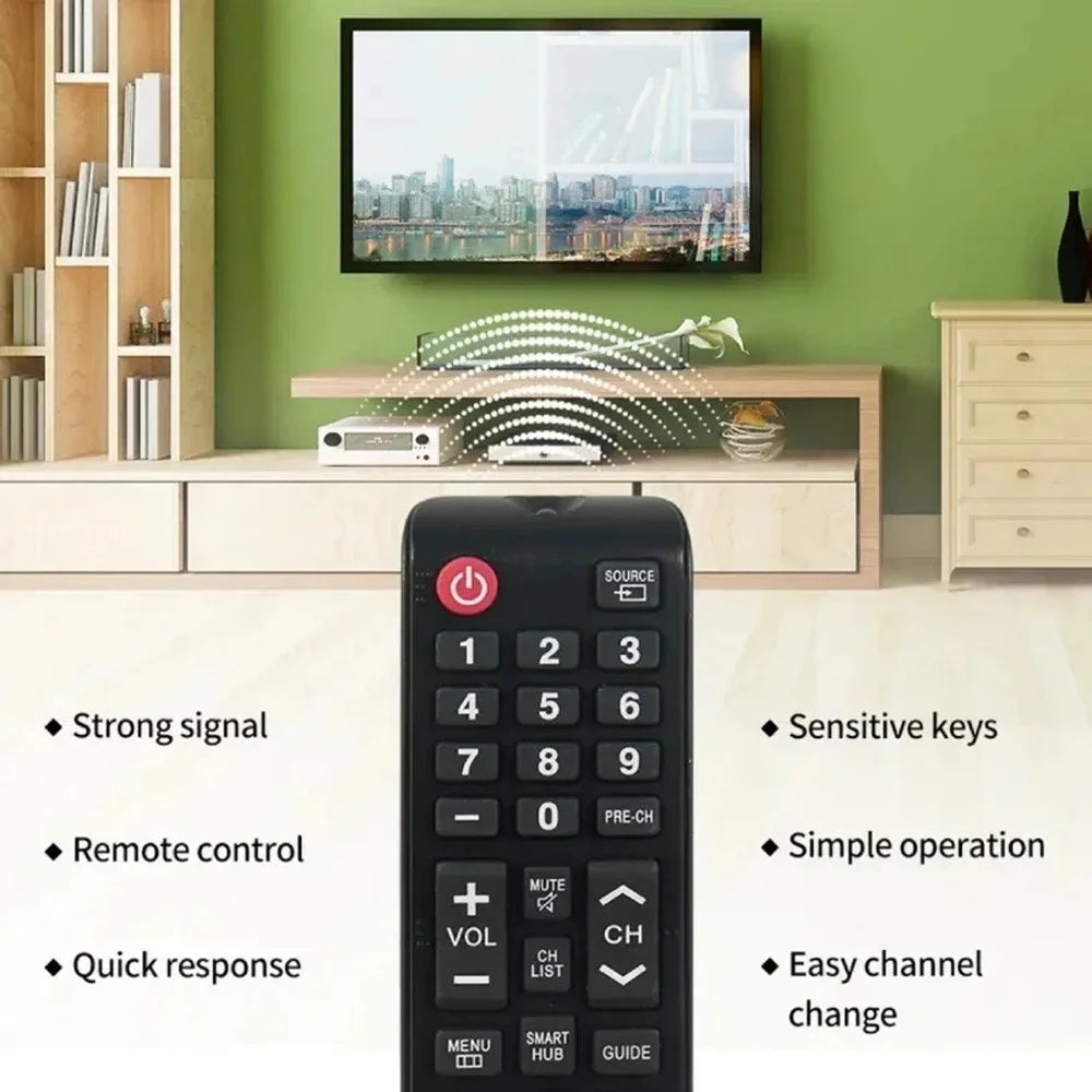 BN59-01199F Remote Control For Samsung TV Battery Operated Universal TV Remote Replacement - 5
