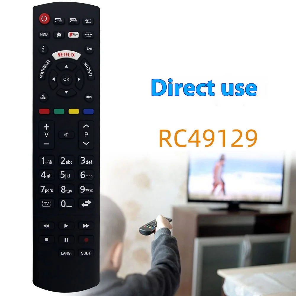 RC49129 Remote Control Replacement For Panasonic TV Battery Operated Universal TV Remote - 4