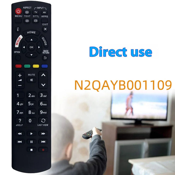 N2QAYB001109 Remote Control Replacement For Panasonic TV Battery Operated Universal TV Remote - 2