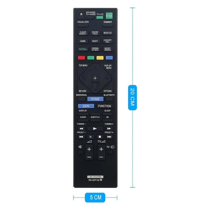 RM-ADP120 Remote Control Replacement For Sony Home Theater Player Battery Operated - 5