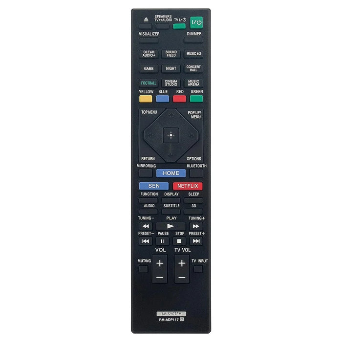 RM-ADP117 Remote Control Replacement For Sony Home Theater Player Battery Operated - 1