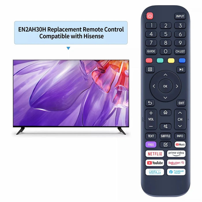 EN2AH30H Universal Remote Control Replacement For Hisense Smart Tvs - 4