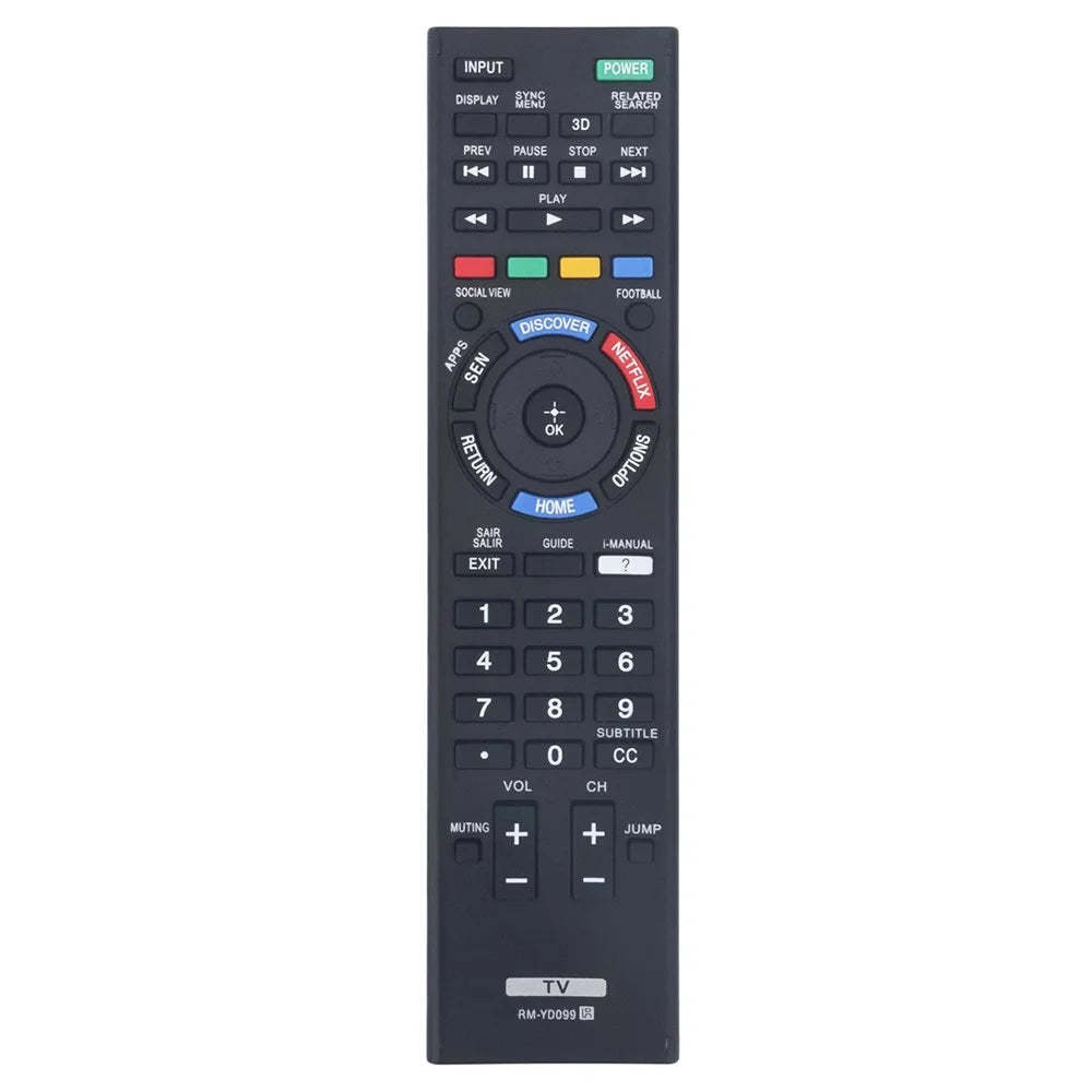 RM-YD099 For Sony TV Remote Control Replacement Universal Smart TV Remote - 1