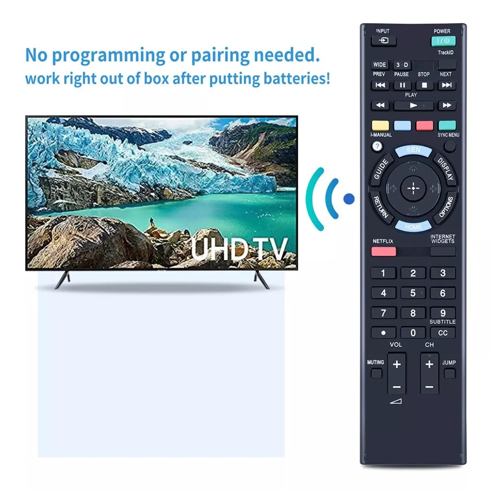 RM-YD073 For Sony TV Remote Control Replacement Universal Smart TV Remote - 4