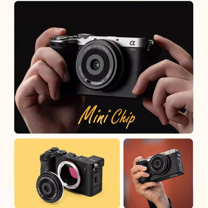 VILTROX For Sony FE Mount Mirrorless Camera Full Frame Prime Pancake Lens 28mm F4.5 Auto Focus Lens - 3