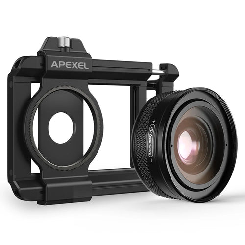 APEXEL APL-ZM100 F1.05 Large Aperture 10 - 20X Magnification Universal Macro Lens for Smartphones - 1