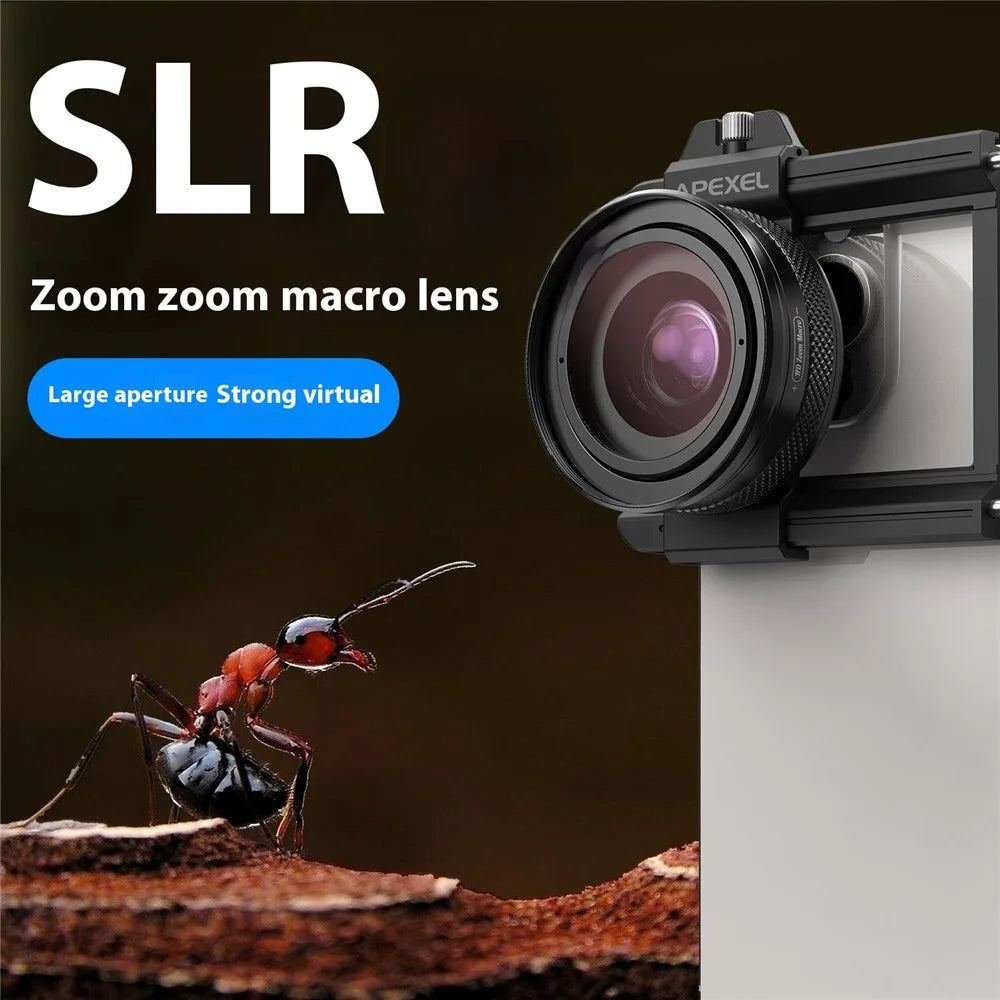 APEXEL APL-ZM100 F1.05 Large Aperture 10 - 20X Magnification Universal Macro Lens for Smartphones - 3
