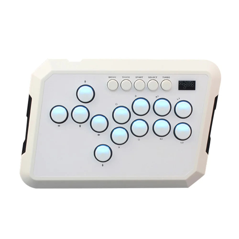 A50 Hitbox Controller Fighting Game Keyboard Button Rim Leverless Joystick for PC / PS4 / PS5 / Steam - 1