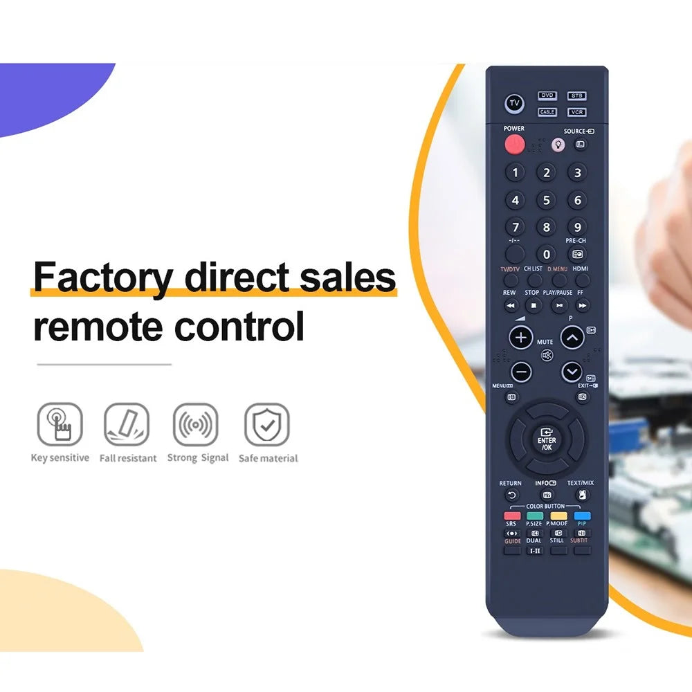 BN59-00611A For Samsung TV Remote Control Battery Operated Ergonomic Replacement Television Controller - 2