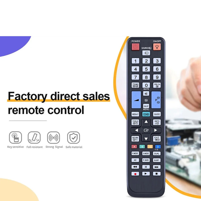 BN59-01015A For Samsung TV Remote Control Battery Operated Ergonomic Replacement Television Controller - 2