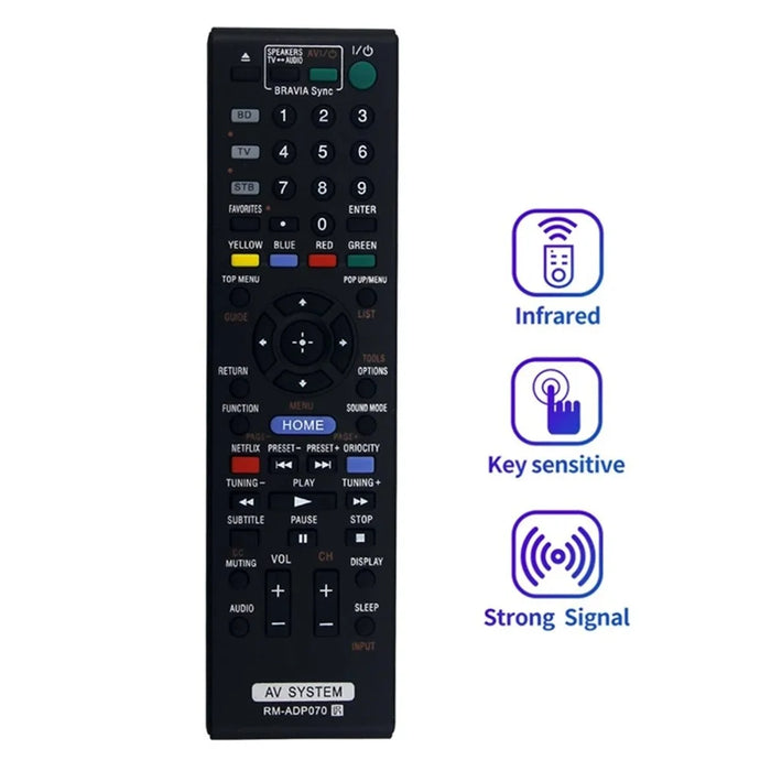 RM-ADP070 For Sony DVD Remote Control Replacement 1-8m ABS Ergonomic Handheld Controller - 2