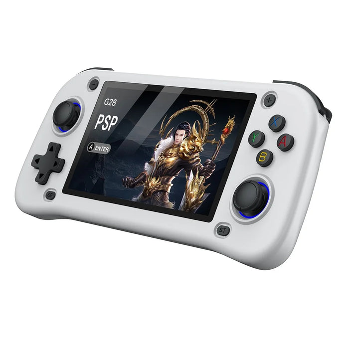 G28 64G Handheld Game Console 4.3 Inch HD IPS Screen Retro Arcade Game Device - White - 1