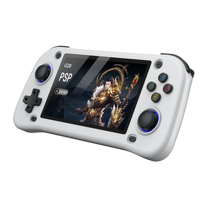 G28 128G Handheld Game Console 4.3 Inch HD IPS Screen Retro Arcade Game Device - White - 1