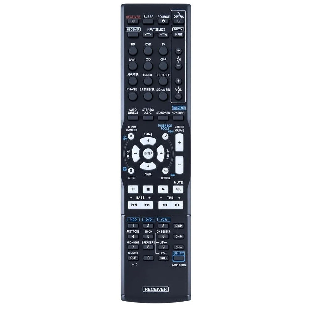 AXD7586 For Pioneer AV Receiver Stereo System Remote Control Ergonomic Replacement Controller - 1