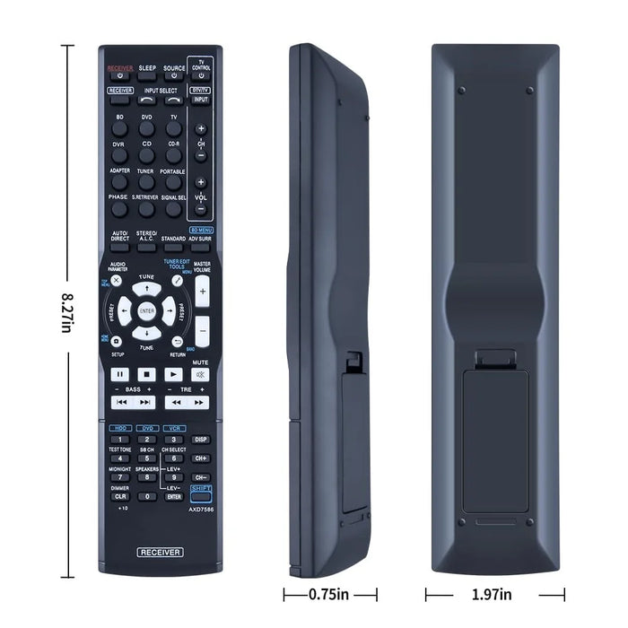 AXD7586 For Pioneer AV Receiver Stereo System Remote Control Ergonomic Replacement Controller - 6