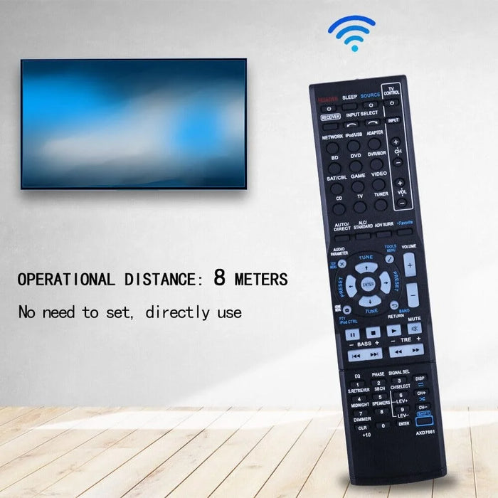 AXD7661 For Pioneer AV Receiver Stereo System Remote Control Ergonomic Replacement Controller - 2