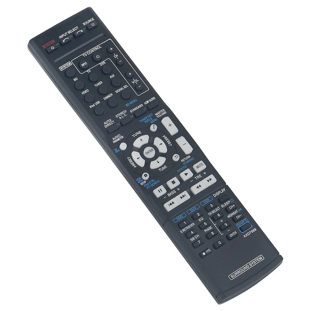 AXD7569 For Pioneer AV Receiver Stereo System Remote Control Ergonomic Replacement Controller - 2