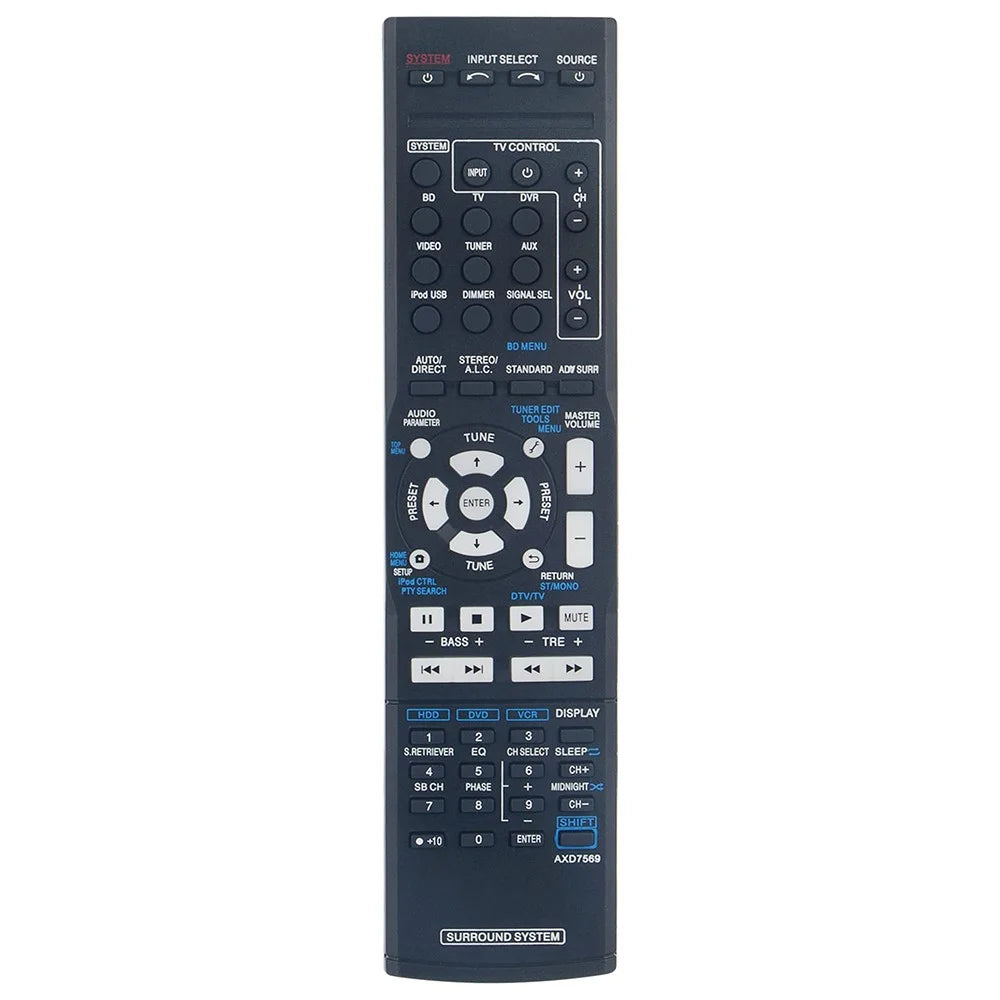 AXD7569 For Pioneer AV Receiver Stereo System Remote Control Ergonomic Replacement Controller - 3