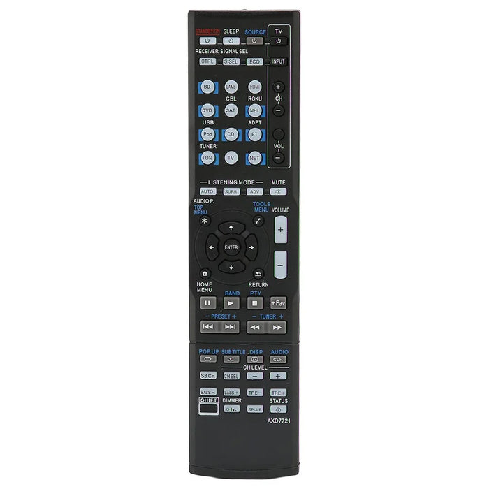 AXD7721 For Pioneer AV Receiver Stereo System Remote Control Ergonomic Replacement Controller - 2
