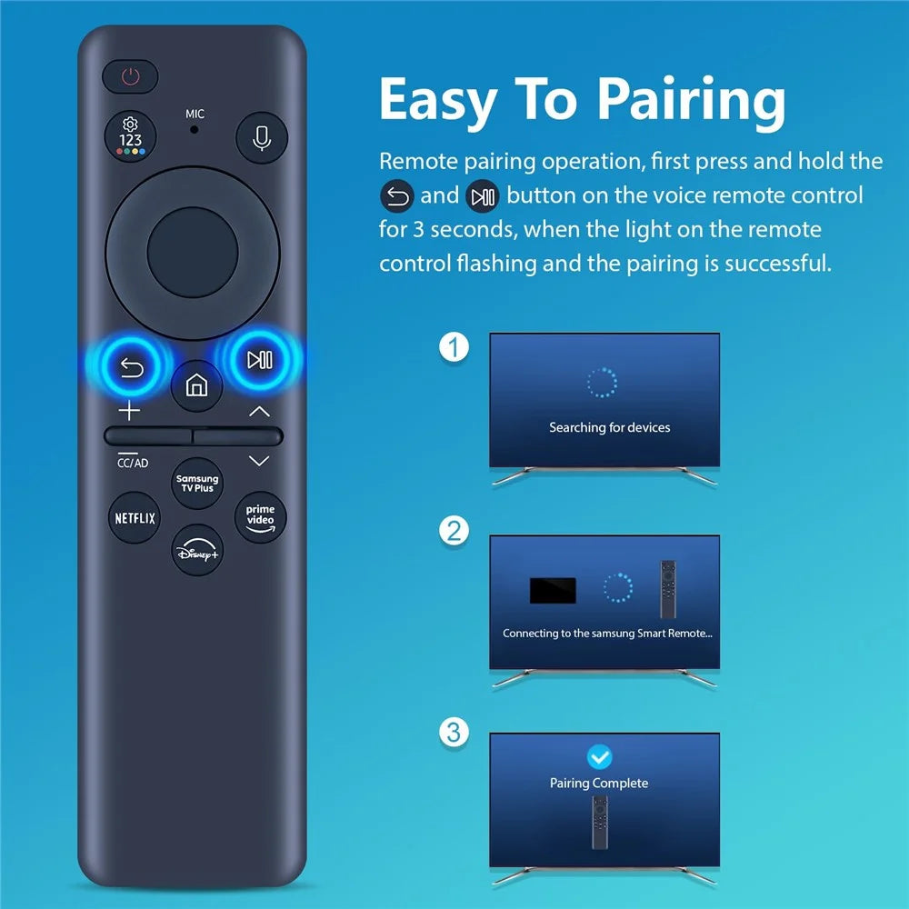 BN59-01432A For Samsung TV Remote Control 1 - 8m Transmission Solar Powered Controller with Voice Function - 4