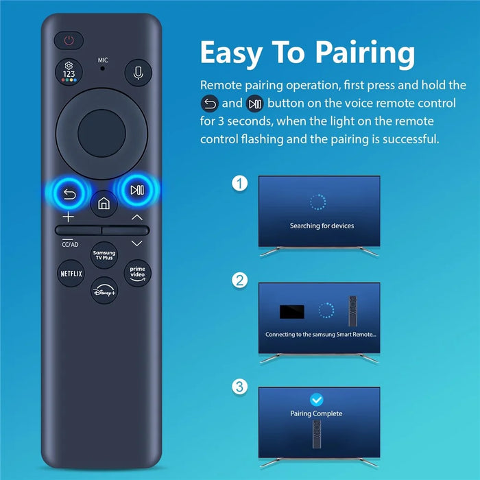 BN59-01432A For Samsung TV Remote Control 1 - 8m Transmission Solar Powered Controller with Voice Function - 4