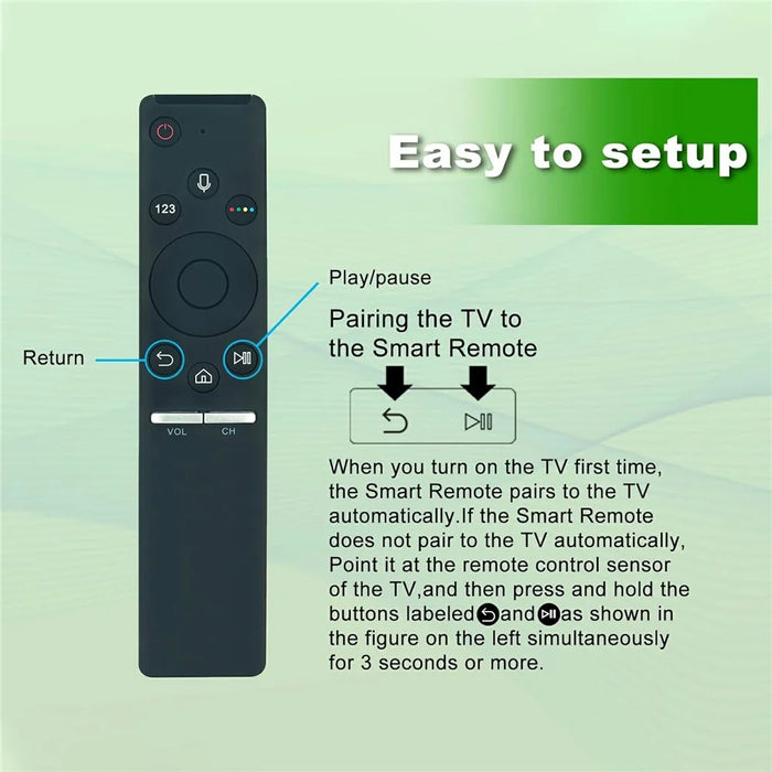 BN59-01266A For Samsung TV Voice Remote Control Voice Activated Replacement Infrared Controller - 5