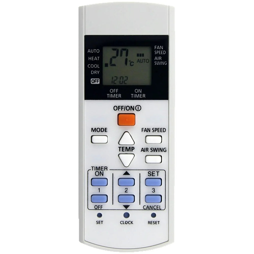 A75C3623 For Panasonic Air Conditioner Remote Control Ergonomic Replacement Wireless Controller - 1