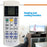 A75C3706 For Panasonic Air Conditioner Remote Control Ergonomic Replacement Wireless Controller - 2