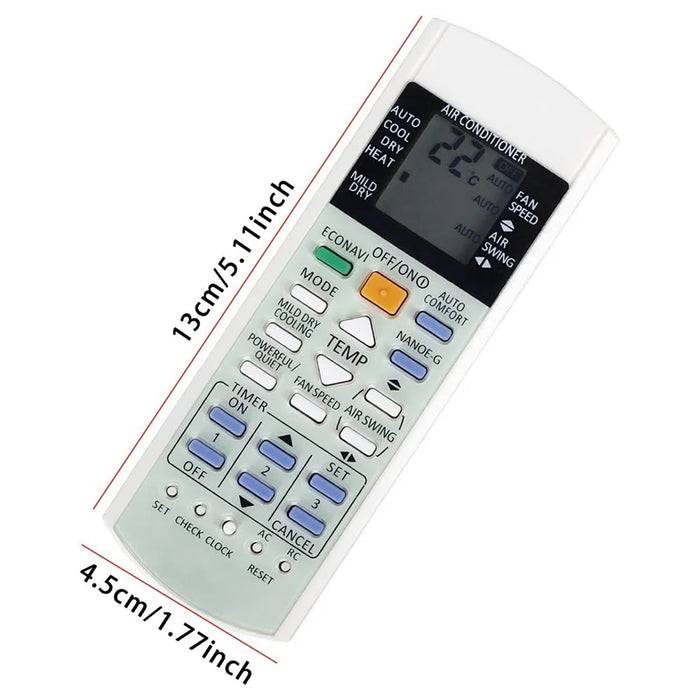 A75C3706 For Panasonic Air Conditioner Remote Control Ergonomic Replacement Wireless Controller - 6